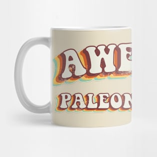 Awesome Paleontologist - Groovy Retro 70s Style Mug